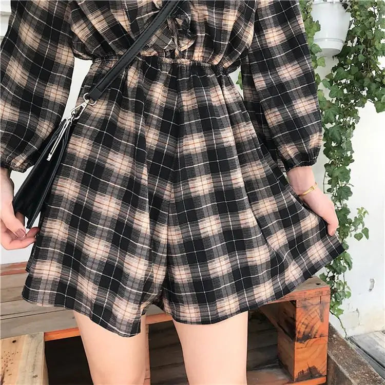 Checkered Plaid Dress