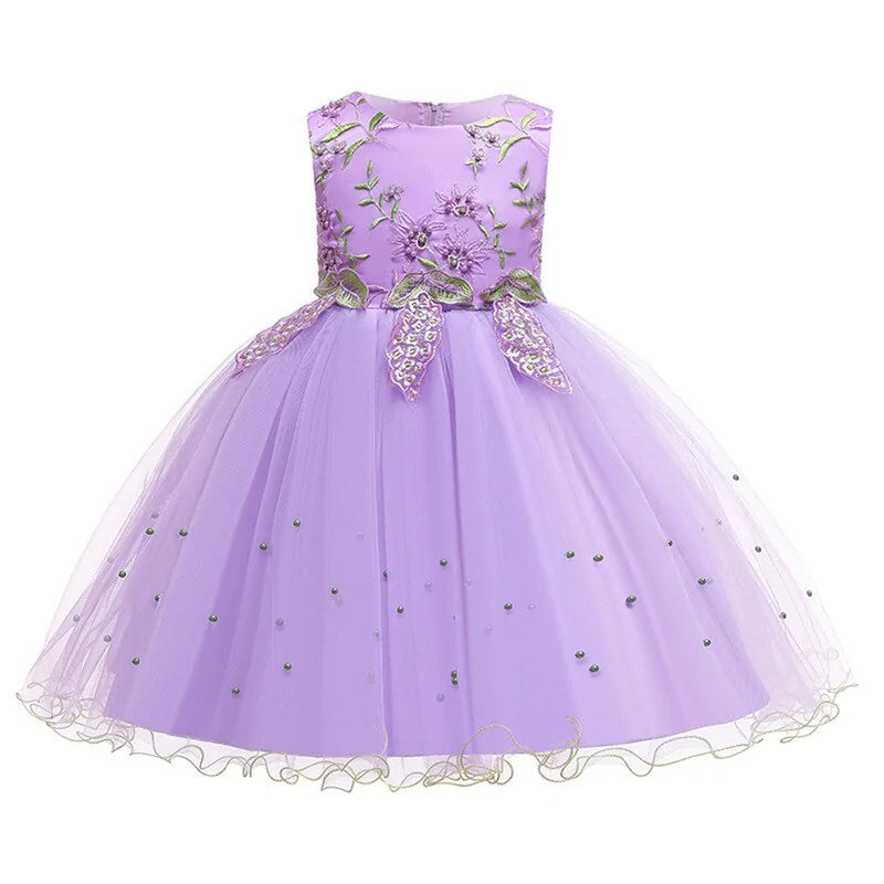 Flower Tulle  Kids Dress