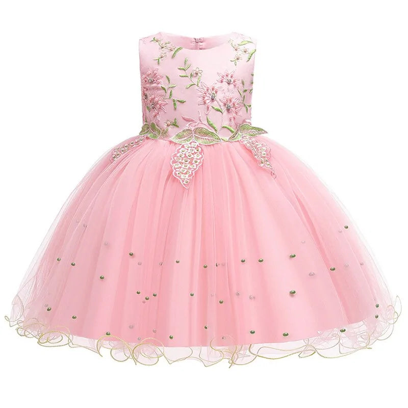 Flower Tulle  Kids Dress